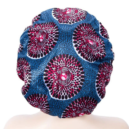 Vibrant African Print Bonnets & Durags Collection
