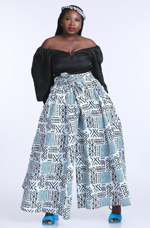 Afrique Elegance Palazzo Pants