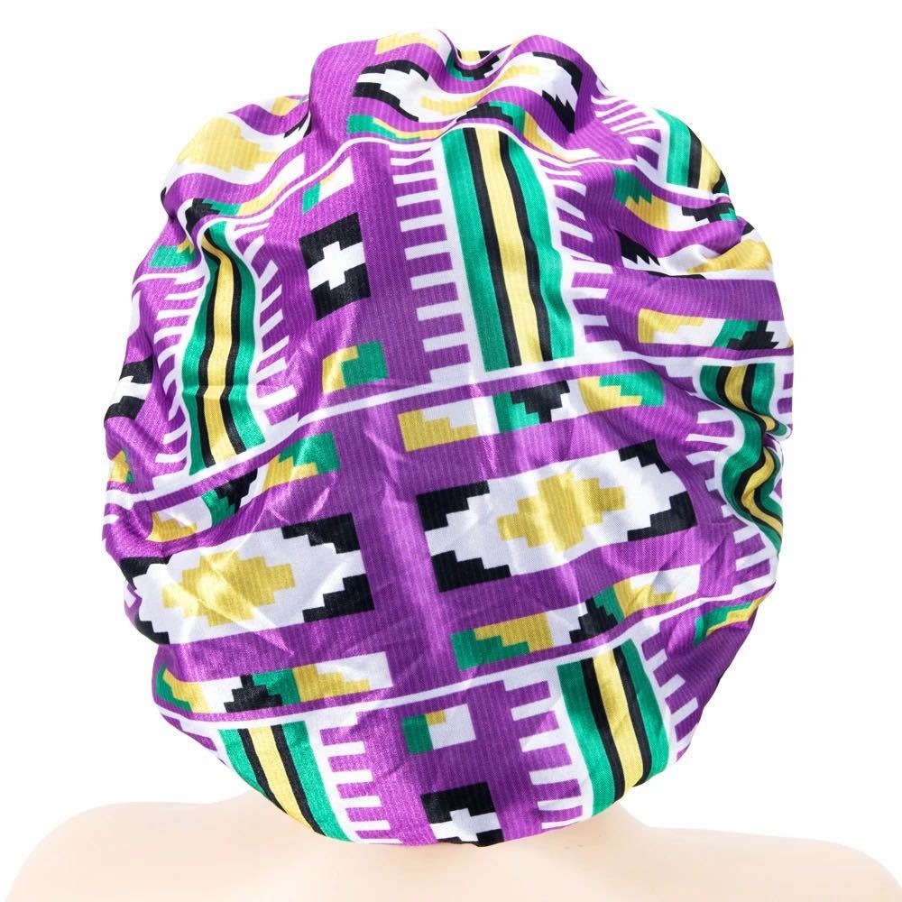 Vibrant African Print Bonnets & Durags Collection