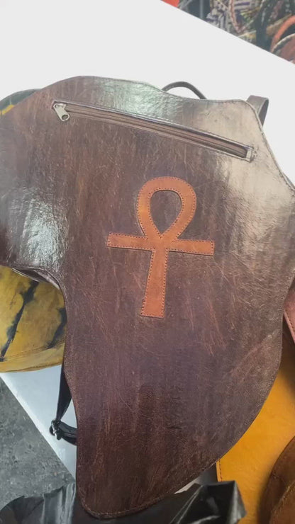 Leather Bookbag