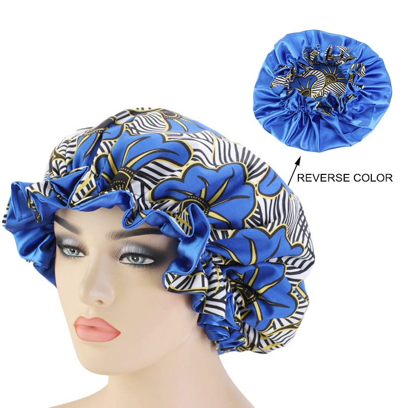 New Extra large Satin Lined Bonnets Double layer