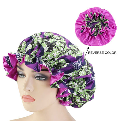 New Extra large Satin Lined Bonnets Double layer