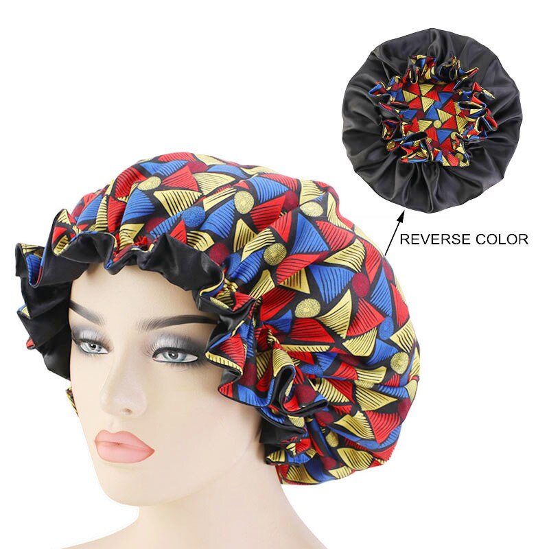 New Extra large Satin Lined Bonnets Double layer