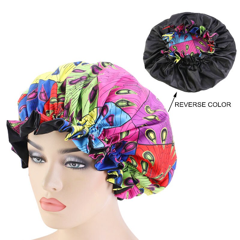 New Extra large Satin Lined Bonnets Double layer