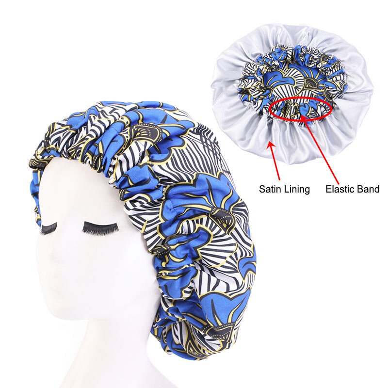 New Extra large Satin Lined Bonnets Double layer