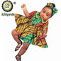 African Children Clothing Girl Dress  Wax Print Ankara Dashiki 100% Cotton Casual AFRIPRIDE S204018