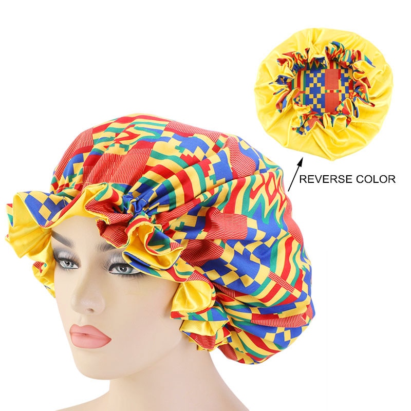 New Extra large Satin Lined Bonnets Double layer