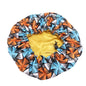 Kids African Pattern Print Fabric Ankara Bonnets Women Extra Large Satin Lined Bonnets Night Sleep