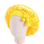 Kids African Pattern Print Fabric Ankara Bonnets Women Extra Large Satin Lined Bonnets Night Sleep
