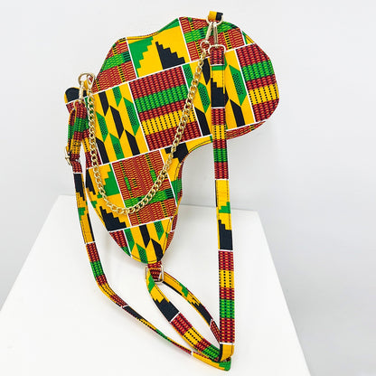 African Map Bag