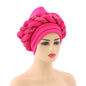 Turbans for Women Pleated Beanie Headwrap  Aso Oke Gele Readymade to Wear