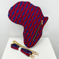 African Map Bag
