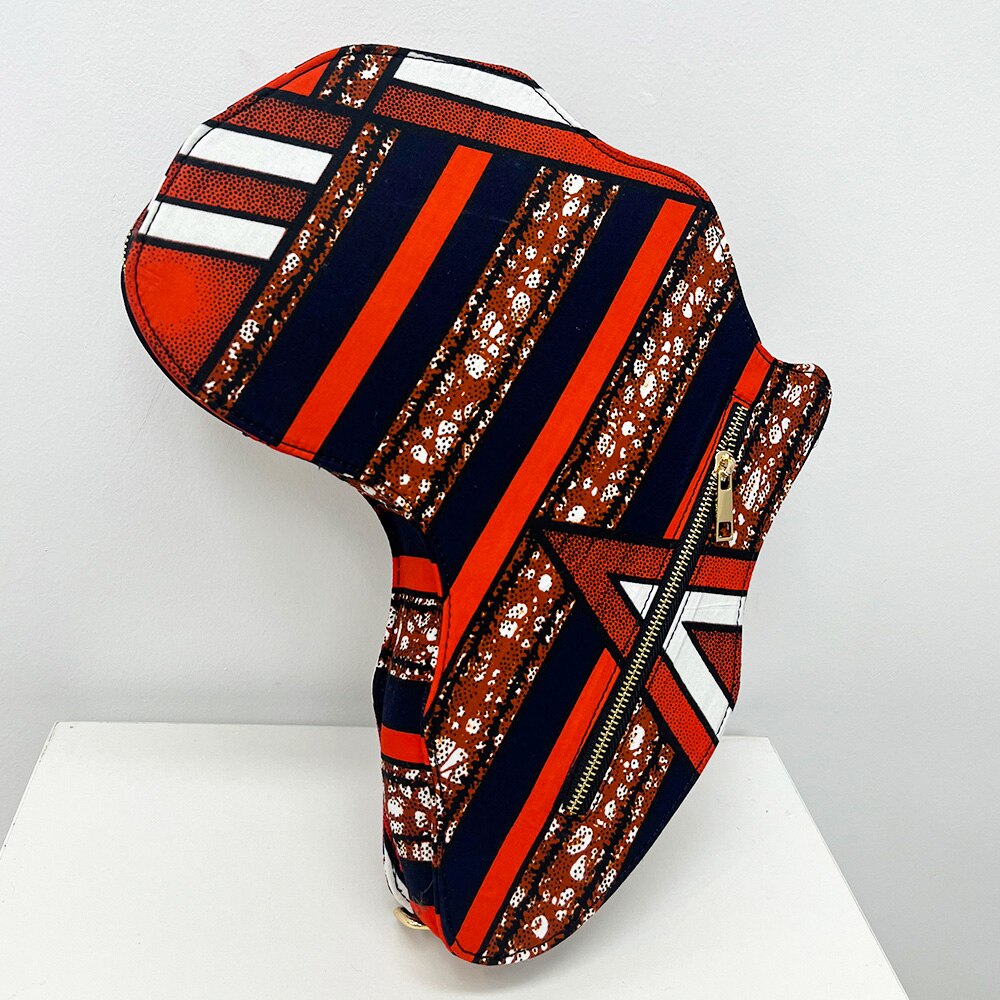 African Map Bag