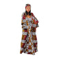 African Print Long Kimono