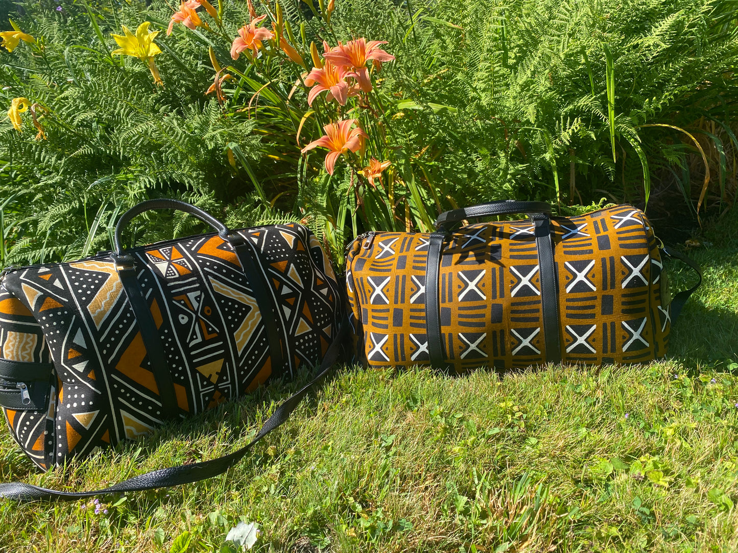 African Print Travel Bag