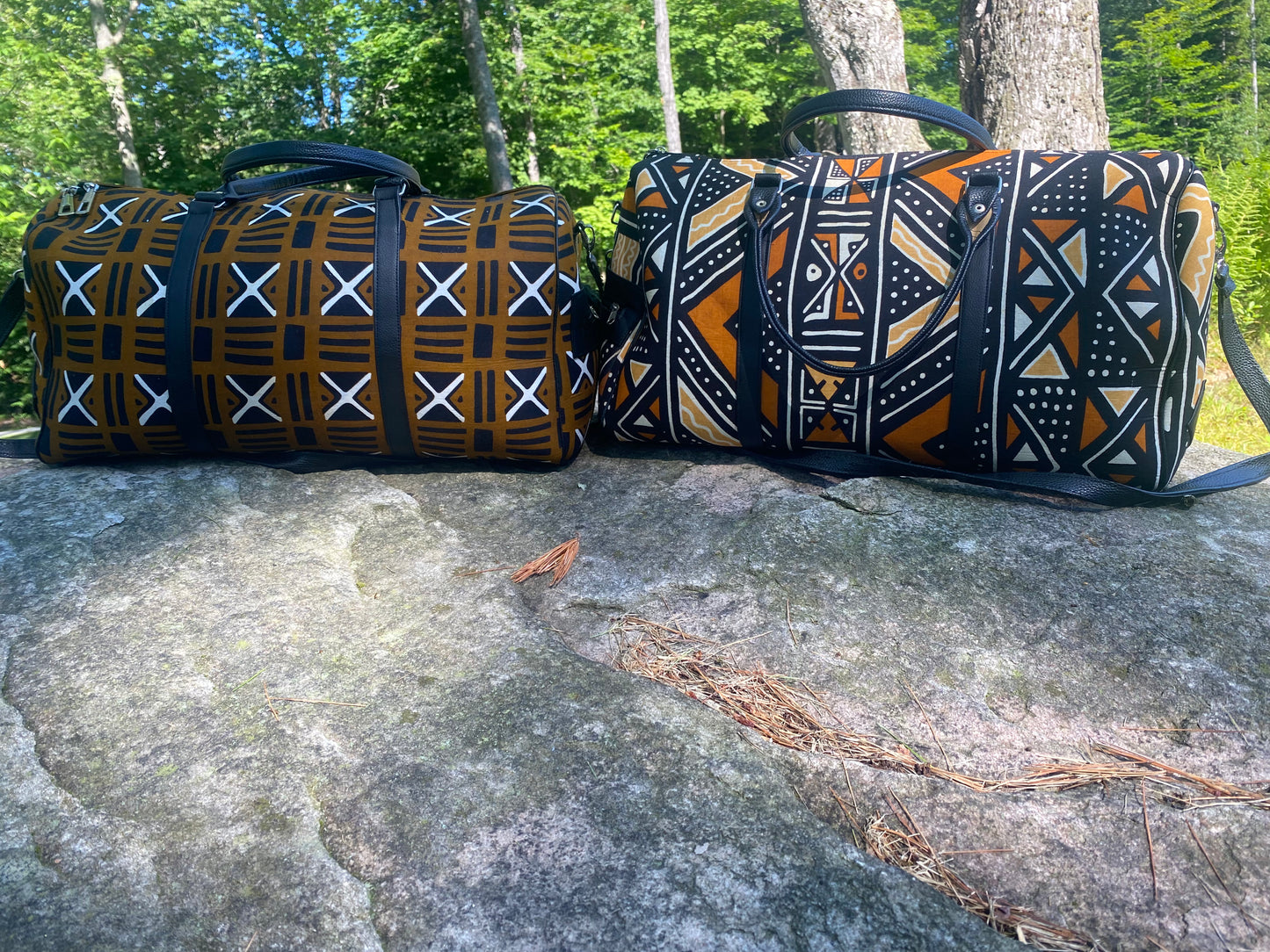 African Print Travel Bag