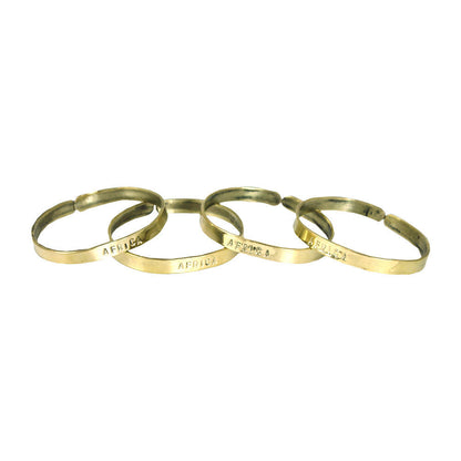 Africa Brass Bracelets