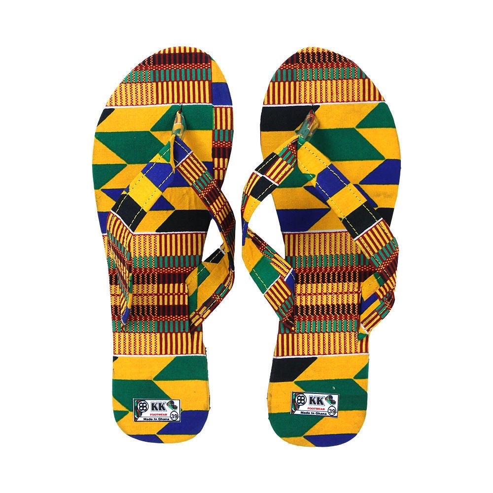 Kente Print Sandals