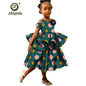 Short Sleeveless African Girls Dresses