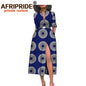 Side open sexy mid-calf length dress no belt