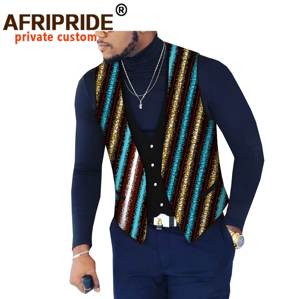 Ankara Print Men's Vest