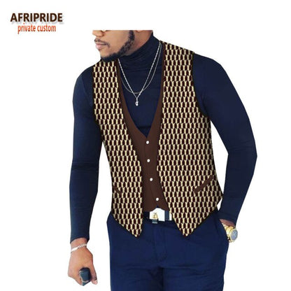 Ankara Print Men's Vest