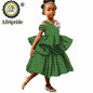 Short Sleeveless African Girls Dresses