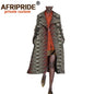 African long Coats for Women full sleeve mid-calf length double button turn down collar casual coat