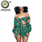 Crop Top  Strapless Shorts
