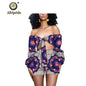 Crop Top  Strapless Shorts
