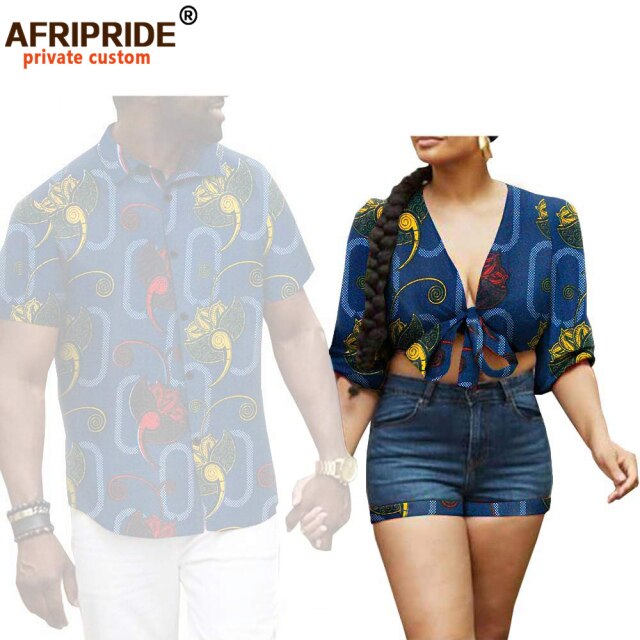 Crop Top Denim Shorts 2 Piece Set Men`s Slim Fit Short Sleeve Shirts