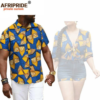 Crop Top Denim Shorts 2 Piece Set Men`s Slim Fit Short Sleeve Shirts