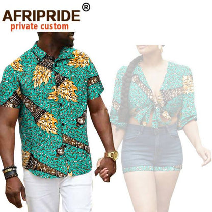 Crop Top Denim Shorts 2 Piece Set Men`s Slim Fit Short Sleeve Shirts