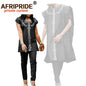 African Clothes for Women and Men Couple Clothing Dashiki Coats Shirt and Pant 3 Piece for Men 2 Piece for Women Wedding