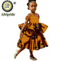 Short Sleeveless African Girls Dresses