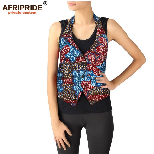 African Print Vest For Women