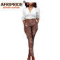 African Clothes for Women White Top and Print Pants 2 Piece Suit Set Dashiki Outfits Crop Top with Trousers Ankara Wear