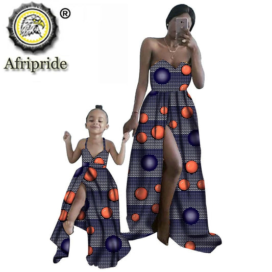 Harmony of Heritage: African Elegance Mommy and Me Dress Set