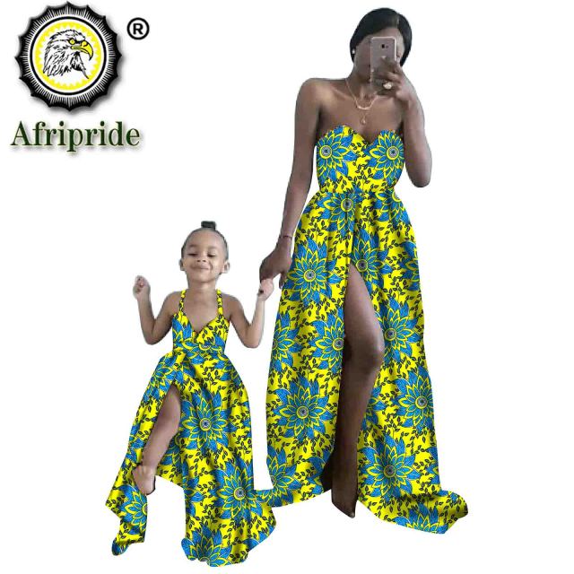 Harmony of Heritage: African Elegance Mommy and Me Dress Set