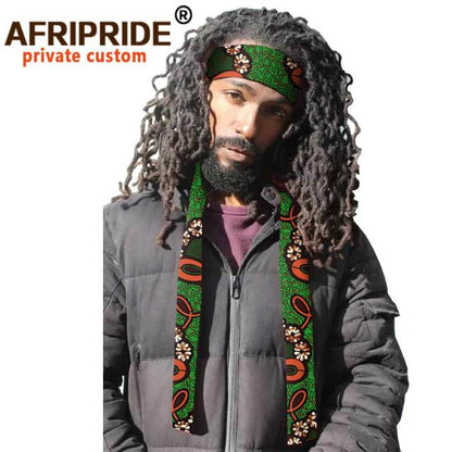 African Headband for Men Women Print Fashion Unisex Outdoor Hairband Headwear Headscarf Turban Headtie Autumn Winter