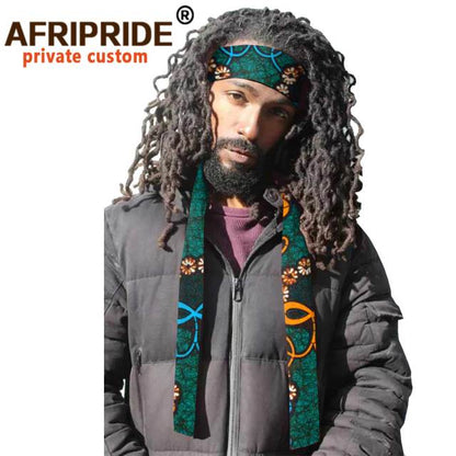 African Headband for Men Women Print Fashion Unisex Outdoor Hairband Headwear Headscarf Turban Headtie Autumn Winter