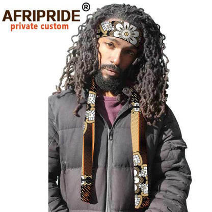 African Headband for Men Women Print Fashion Unisex Outdoor Hairband Headwear Headscarf Turban Headtie Autumn Winter