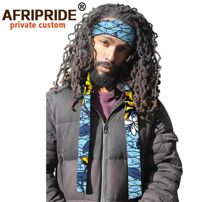 African Headband for Men Women Print Fashion Unisex Outdoor Hairband Headwear Headscarf Turban Headtie Autumn Winter