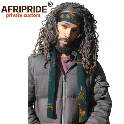 African Headband for Men Women Print Fashion Unisex Outdoor Hairband Headwear Headscarf Turban Headtie Autumn Winter