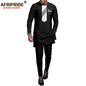 African Men Clothing Set Dashiki Shirts and Ankara Pants Tracksuit Casual Tribal Attire