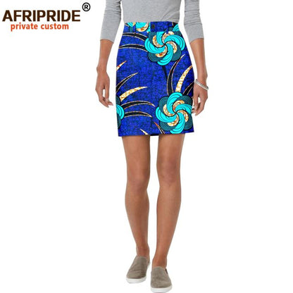 Women Mini Skirts Ankara Print High Waist Skirt