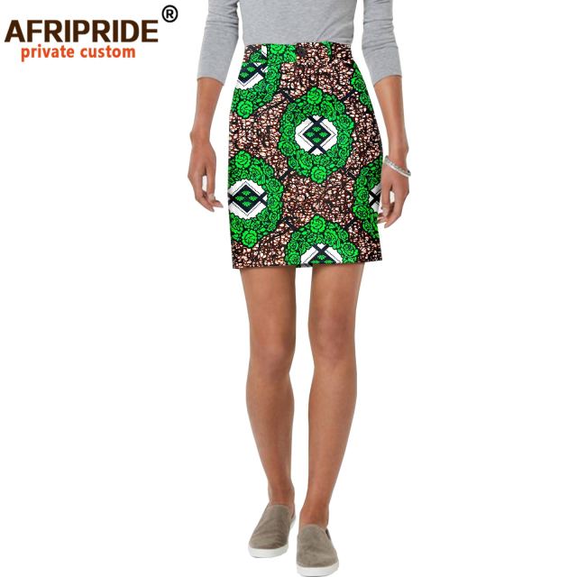 Women Mini Skirts Ankara Print High Waist Skirt