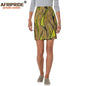 Women Mini Skirts Ankara Print High Waist Skirt
