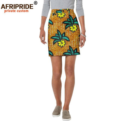 Women Mini Skirts Ankara Print High Waist Skirt